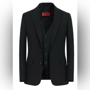 Black Suit Coat, Vest and pants for Teen size 12